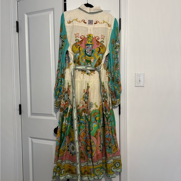 NWT Anthropologie ALÉMAIS Pinball Midi Shirt Dress - Picture 9 of 10